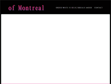 Tablet Screenshot of ofmontreal.net